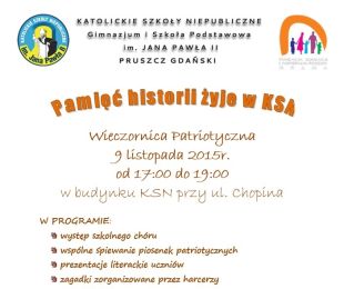 Wieczornica patriotyczna w KSN