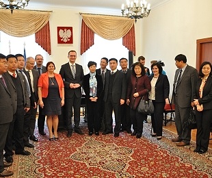 Wizyta chińskiej delegacji w Pruszczu Gdańskim