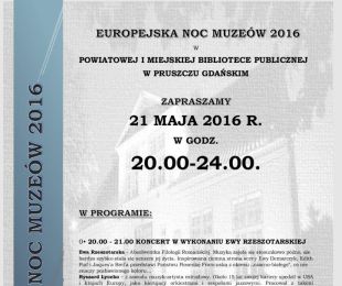Europejska Noc Muzeów w Powiatowej i Miejskiej Bibliotece Publicznej