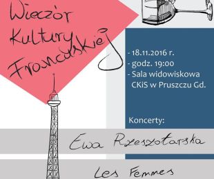 Wieczór Kultury Francuskiej w Centrum Kultury i Sportu