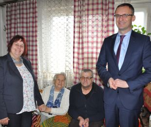 90. urodziny pani Cecylii Szczygieł
