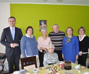 100 lat pani Antoniny Guga