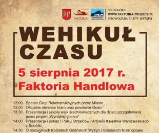 Wehikuł Czasu wkrótce na Faktorii w Pruszczu Gdańskim - Startujemy!