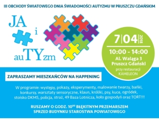 III obchody Światowego Dnia Świadomości Autyzmu w Pruszczu Gdańskim