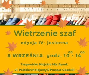 Jesienne "Wietrzenie  szaf" w Pruszczu Gdańskim