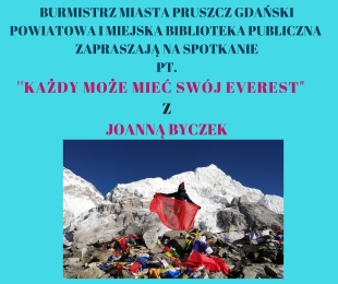Spotkanie z Joanną Byczek - uczestniczką projektu „Polskie Himalaje 2018”