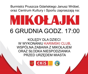 Mikołajki przed Urzędem Miasta