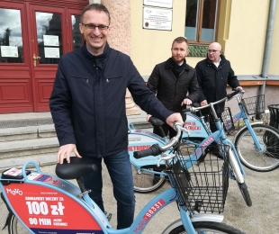System miejskich rowerów Mevo w Pruszczu Gdańskim