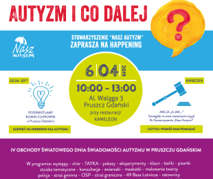 IV obchody Światowego Dnia Świadomości Autyzmu w Pruszczu Gdańskim