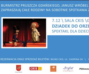 Spektakl teatralny dla dzieci pt.: „DZIADEK DO ORZECHÓW”