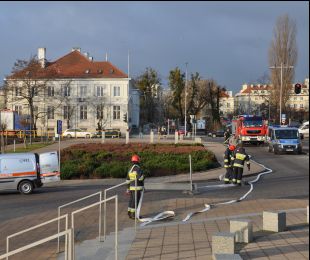 Awaria sieci gazowej w Pruszczu