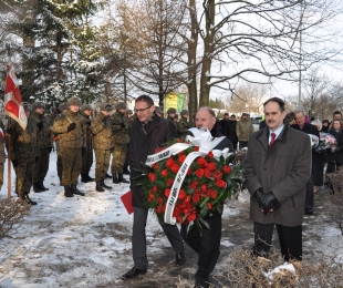 Uroczystość upamiętniająca 69. rocznicę Marszu Śmierci