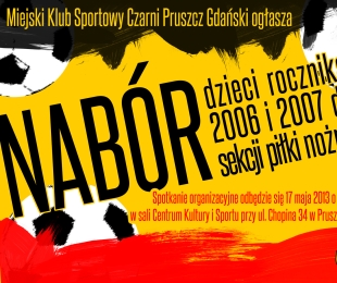 Nabór dzieci do sekcji piłki nożnej